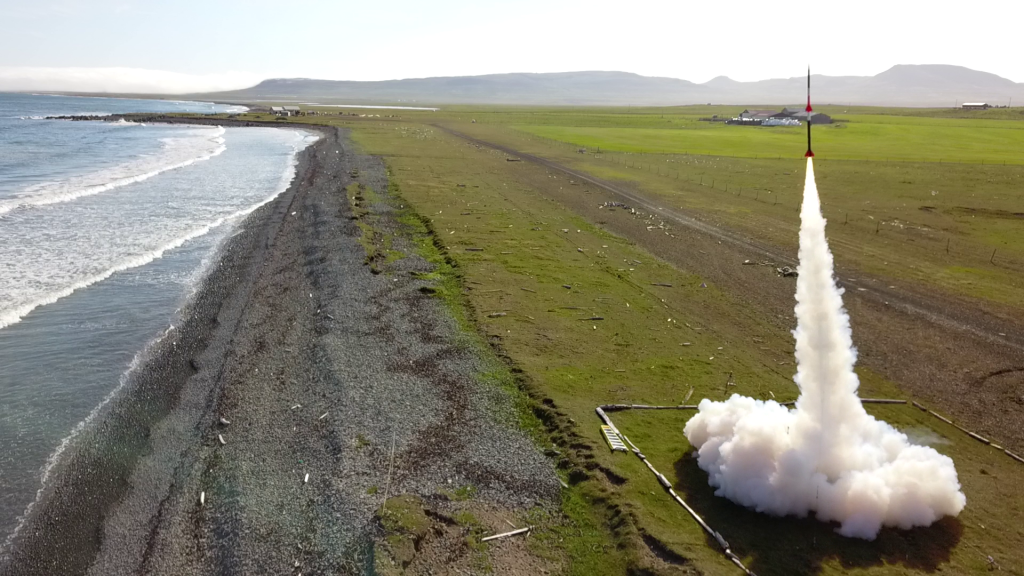Skylark Micro Mission I Skylark Micro Rocket Launching from Iceland