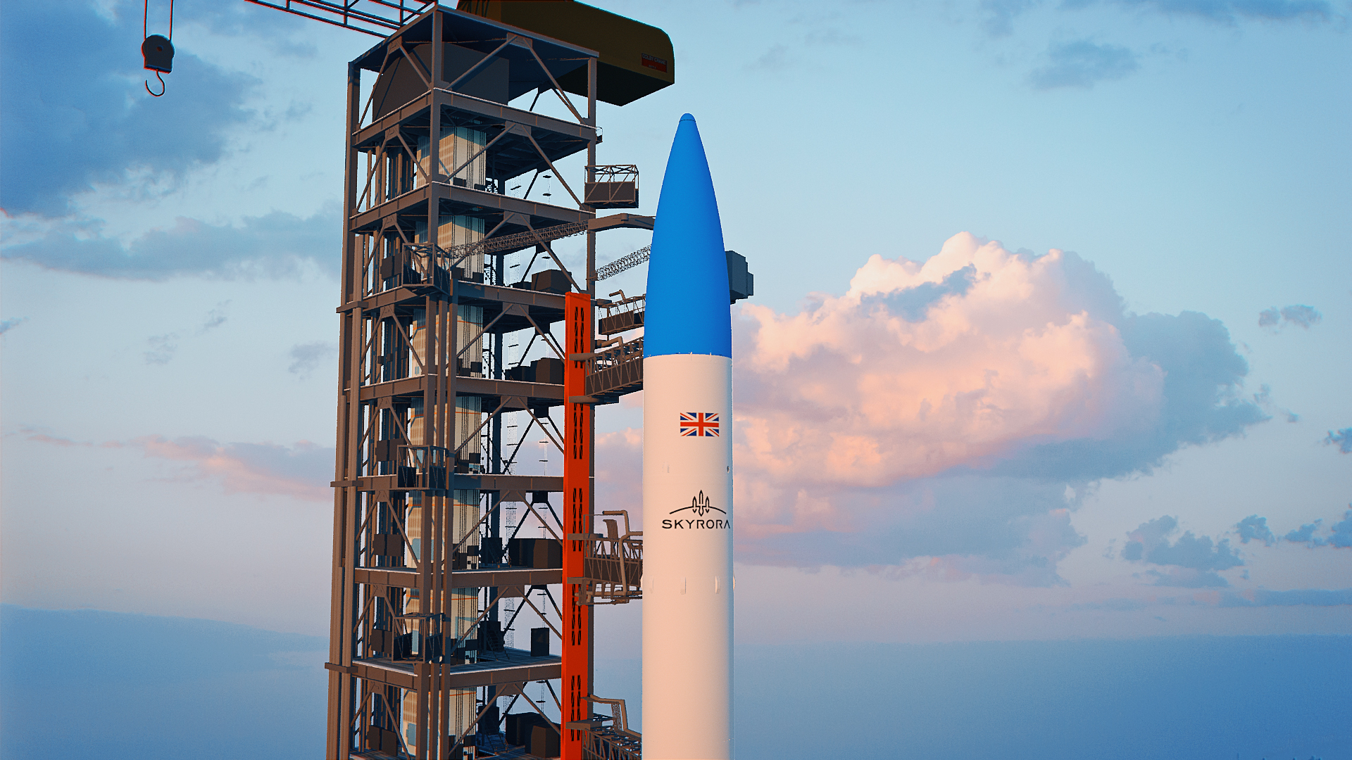 Render Image of UK Rocket