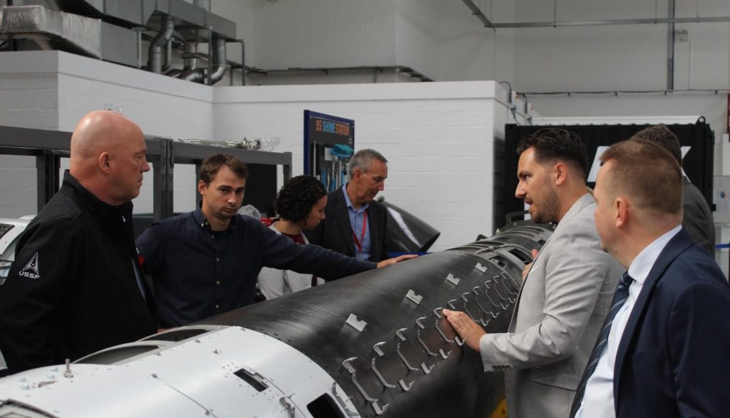 Rocket Company Shows Launch Vehicle to Space Force Space Force Visit Skyrora