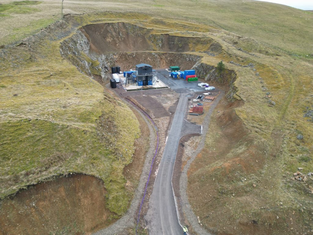 Engine Test Site Skyrora's engine test site in Scotland